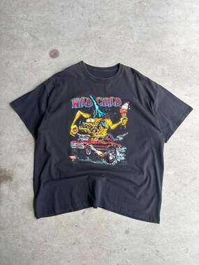 Vintage lightning Rat Fink Ed Roth Wild Child GTO Graphic T-Shirt